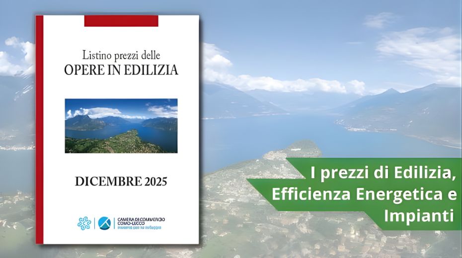 Nuovo Listino Opere Edili Como-Lecco | Affidabilità CCIAA!